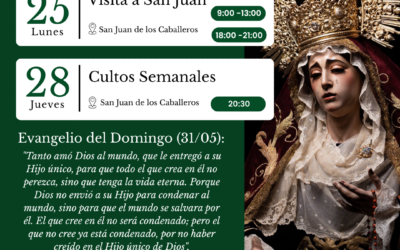 AGENGA SEMANAL | 25-31 de mayo.