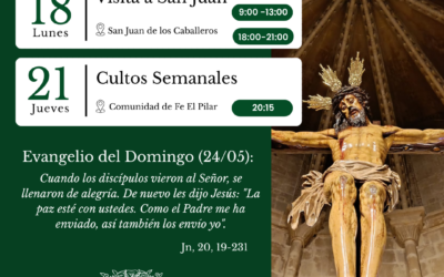 AGENDA SEMANAL | 18-24 de mayo.