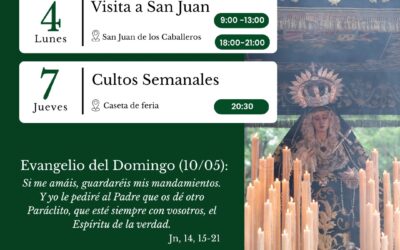 AGENDA SEMANAL | 4-10 de mayo.