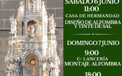Actos con motivo del Corpus Christi 2026.