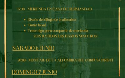 JUVENTUD | Actos organizados con motivo de la festividad del Corpus Christi.