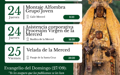 AGENDA SEMANAL | 21-27 de septiembre.
