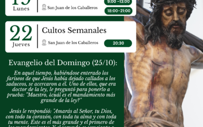 AGENDA SEMANAL | 19-25 de octubre