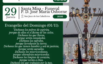 AGENDA SEMANAL | 26oct-1nov.